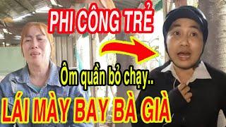 Nóng Phi Công Trẻ Lái Máy Bay Bà Già Nửa Đêm Ôm Quần Bỏ Chạy