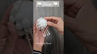  Cute Sheep Craft with Eggshells, Clay & Pistachio Shells /Fun DIY for Kids