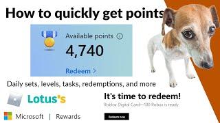 Getting Microsoft Rewards points faster | Tips and tricks | Easily get free Robux, 4000 points