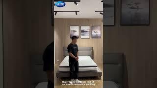 Unpack Rolled Up Mattress From LEIZI Furniture | Recover In 15 Seconds | Mattress Factory