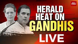National Herald Case LIVE Updates: ED Raids Herald House| Young Indian Office Sealed| Congress News