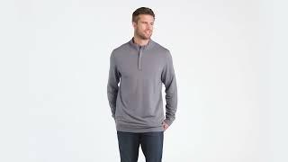 TravisMathew Newport 1/4-Zip Fleece TM1MU419 With Custom Embroidery