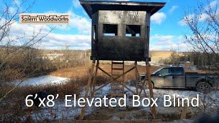 Building a 6x8 Octagonal Elevated Box Blind (with complete plans)