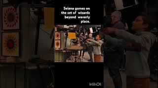 Selena Gomez  on the set of  wizards beyond waverly place!#selenagomez #fans #show #disney