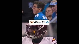 COMMANDERS BEAT 1-SEED LIONS, REACH NFC CHAMPIONSHIP 