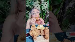 Crunchy Fried Chicken #mukbang #crispysounds #eating #food