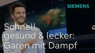 Schnell, gesund und lecker: Mit den Dampfbacköfen von Siemens | Siemens Backofen