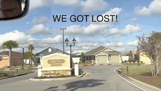 Getting Lost On Our Golf Cart Ride Around Brownwood Square The Villages, FL