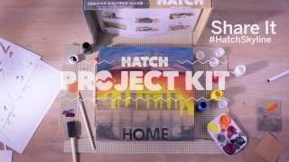 Dremel Hatch Project Kit - Skyline Pallet Art - Unboxing and Painting Your Skyline Art Project