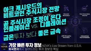 금, 은보다 더 좋은 금속투자! 인플레이션? or 디플레이션? 아크인베스트 캐시우드의 경제, 비트코인, 주식 전망 NOVA's Live 미국 현지에서 전해드리는 가장 빠른 투자정보