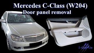 Mercedes C (W204) door panel removal - tutorial
