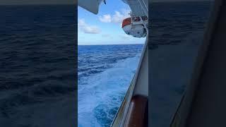 Beautiful day to sit on the Cove Balcony on Deck 2 of Carnival Magic #carnivalmagic