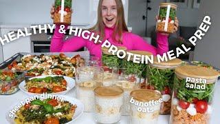 Healthy & Balanced Meal Prep | 100G+ Protein Per Day! Banoffee Oats, Gnocchi Sheet Pan Dinner…