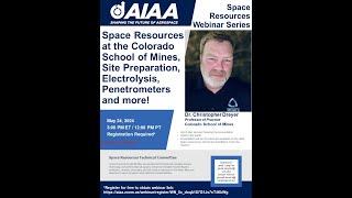 AIAA Space Resources Webinar - May 2024