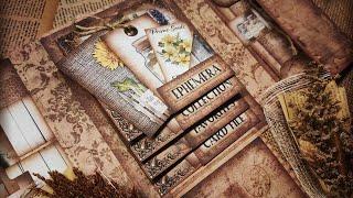 My White Cat Journal, Folio Tutorial, The Apothecary, How To Assemble Folio, Junk Journal Kit