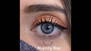 Renkli Lens -HYPNOSE MAJESTY BLUE   / Optikzade