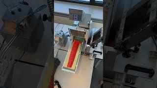 Wildlachs Schneiden SAM 308CS / slicing smoked salmon onto boards