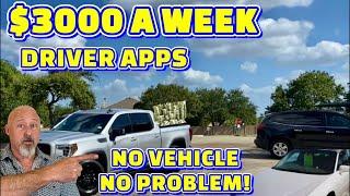 $2500-$3000 A WEEK DRIVER APPS ( EASY SIDE HUSTLE)