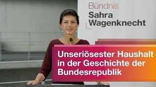 Das ist der unseriöseste Haushalt in der Geschichte der Bundesrepublik