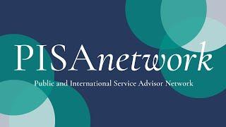 Advisor Webinar: Introduction to Careers in Public & International Service