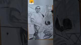 part-6gta v-fan art time laps drawing gta 5 trevor #trevorgta5 #shorts #gta5drawing #drawing