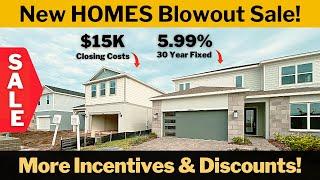 Inside 3 Florida New Construction Homes For Sale With Mind-Blowing Incentives! Markdown Madness!