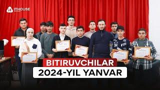  IT HOUSE 2024-yil Yanvar Bitiruvchilari