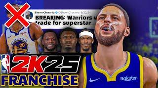 We made a HUGE Trade! | NBA 2K25 Golden State Warriors MyNBA Franchise | Ep 7 [S1]