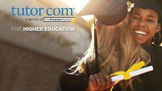 Tutor.com for Higher Education: How We Work | Demo Video