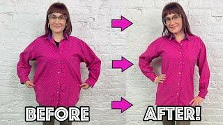 Blouse Or Shirt Too Big? Take It In The Easy Way At The Side Seams!