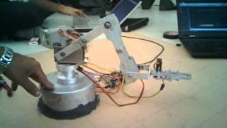 4-Axis Robot Arm test