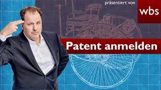 Patent anmelden leicht gemacht – So vermeidet ihr Anfängerfehler | Anwalt Christian Solmecke