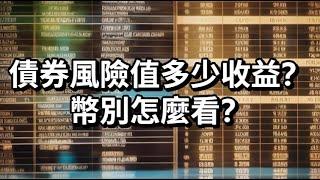 債券風險值多少收益？幣別怎麼看？