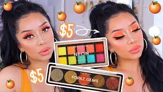 MAKEUP MONDAY | $5 PROFUSION PALETTE ORANGE NEON TUTORIAL | SUMMER MAKEUP 2020  ohmglashes