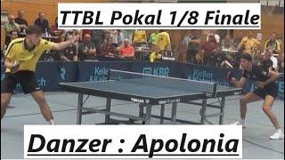 TTBL Pokal [1/8 Finale] | U19 Meister 2022 M.Danzer(2156TTR) :  T.Apolonia(2486TTR)