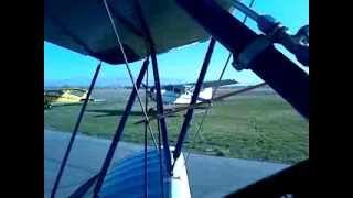 Taxiing in a Waco UPF-7 at Frazier Lake Airpark