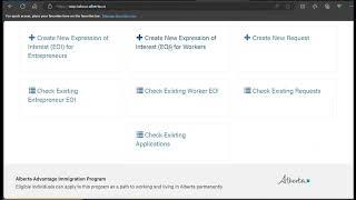 How To Apply Worker Expression Of Interest Under Alberta Advantage Immigration Program (AAIP) Online