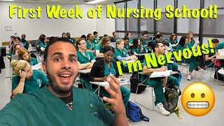 Day in Life of a Male Nurse: First Week of Nursing School! Vlog 1