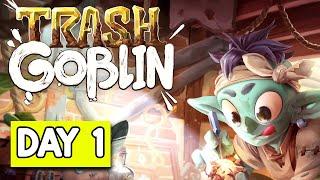 Run Your Own TRINKET SHOP In This Fantasy World! - Trash Goblin Day 1