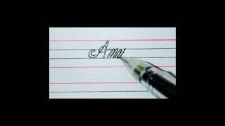 Name of Amulya write ️ in beautiful cursive style.||. Comment your name to write a name.