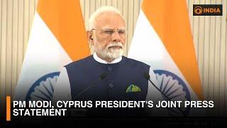 PM Modi, Cyprus President's joint press statement & more updates | 4 PM IST | DD India NewsHour