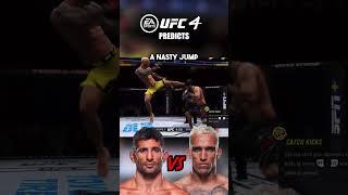 I Let UFC 4 Decide The Winner of Beneil Dariush vs Charles Oliviera #shorts #ufc #ufc4 #ufc289 #mma