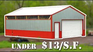 Budget Menards Pole Barn Lessons Learned