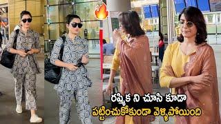 See How Samantha Shows her Attitude Towards Rashmika Mandanna at Mumbai Airport | Friday Culture