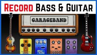 BASS & GUITAR Recording in GarageBand iOS (iPad/iPhone)