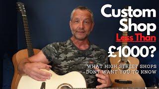 FOUR Custom Shop, All Solid Wood, Hand Made Acoustic Guitars From Europe Under £1000 (Believe me!)