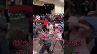 That lady took a hard hit at the #moshpit #wild #viral