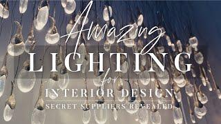 4 Secret Suppliers | Lighting Specialists | Interior Design | Noor Charchafchi