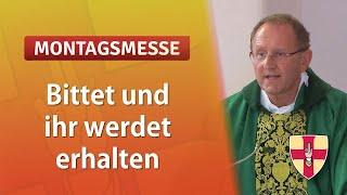 Bittet und ihr werdet erhalten | Predigt der Montagsmesse | Pater Karl Wallner