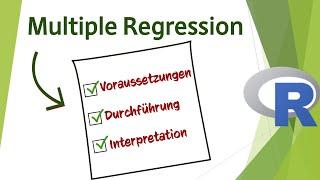 Multiple lineare Regression in R [ALL IN ONE] - Voraussetzungen, Durchführung und Interpretation